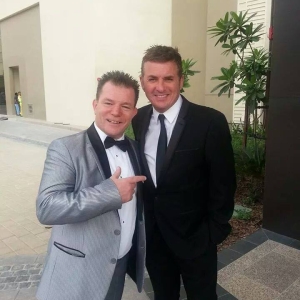 Lester With Shane Richie.jpg